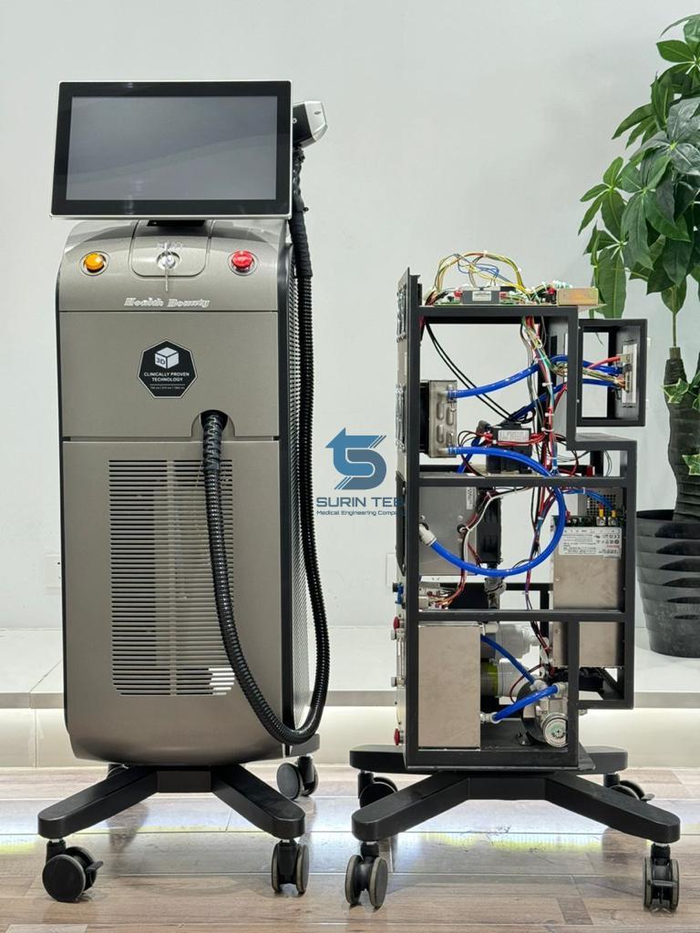 دستگاه لیزر سوپرانو تیتانیوم KM 1200 وات فول وارداتی